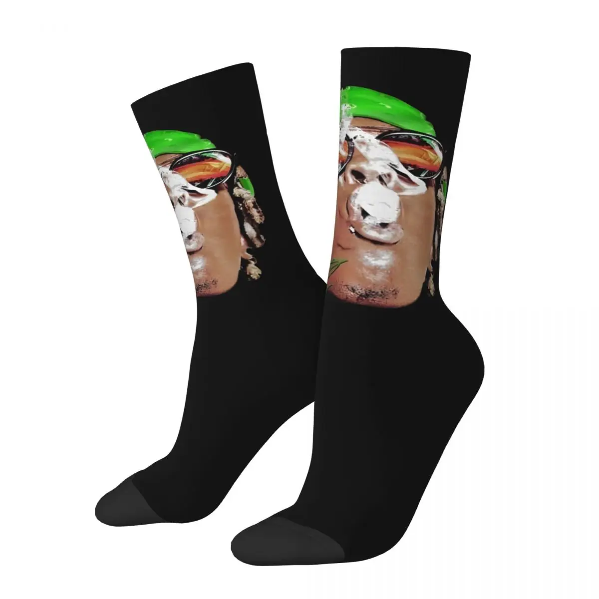 

Winter Warm Crazy Design Men's Women's Youngs Rapper Thugs Smoking World Tour Signature Socks Non-slip Sports Socks