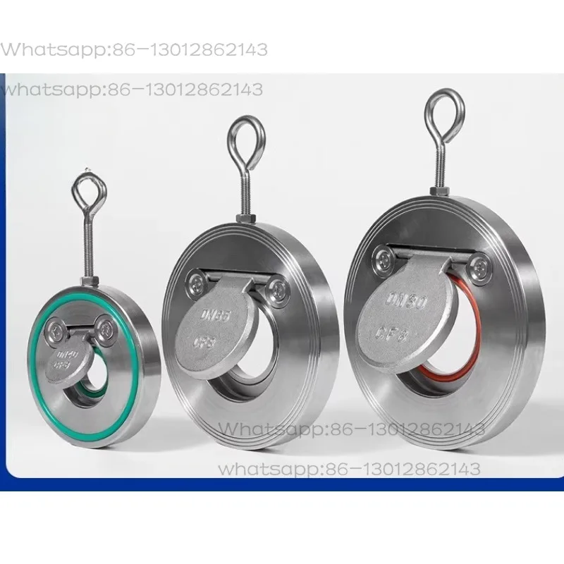 2026Stainless steel clamp type check valve H74W-16P flap type check valve, sheet type check valve, and blocking plate