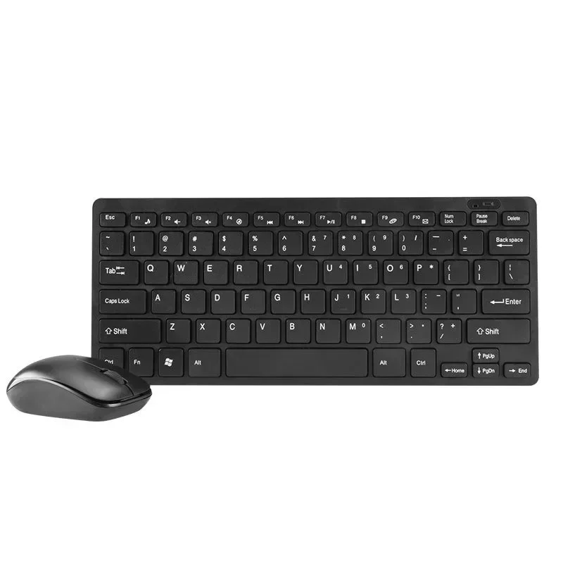 

For 2.4G Wireless Keyboard Mouse Set Silent Key Board and Mouse Combo Kit Ultra Slim Keyboards with Protective film For Laptop P