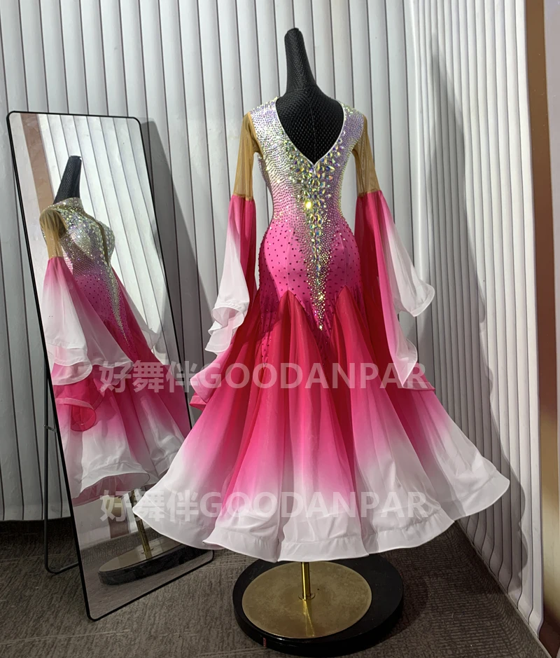 Waltz Ballroom Dance Dress Women Competition  Dance Gown Ballroom Dancing Costume standard dance dress women competition 2024