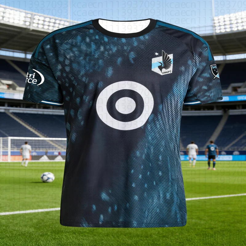 Neues 3D-gedrucktes Manchester United Heimtrikot, atmungsaktiv und schweißableitend, kurzärmeliges T-Shirt, Fan-Geschenk. – Detail 1