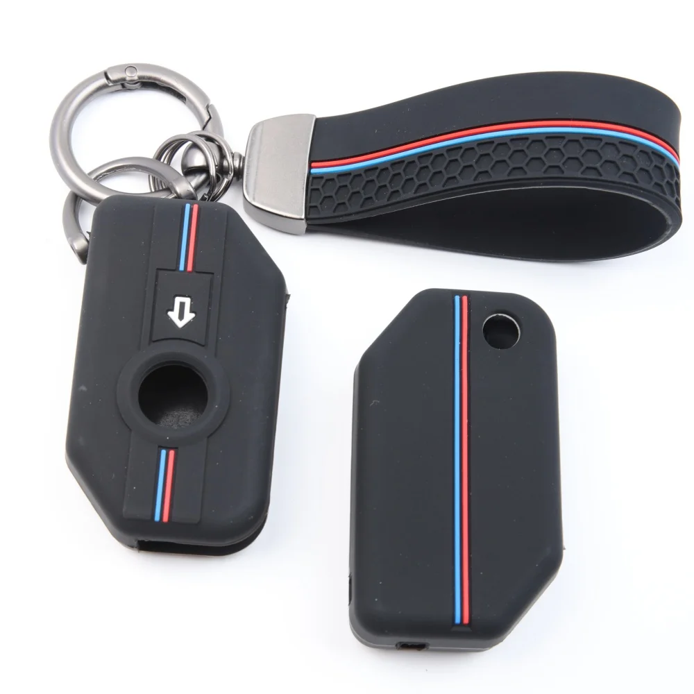 Motorcycle Silicone Key Case Cover FOB for BMW R1250GS R1200GS C400gt F750GS F850GS K1600B K1600GT R1200RS R1200RT F900R F900XR