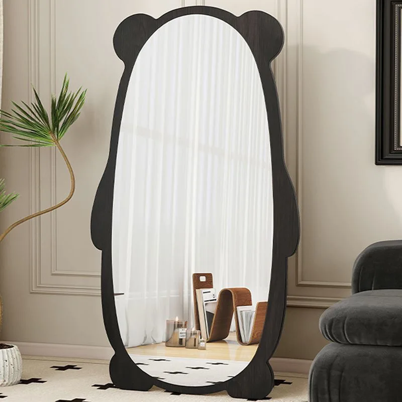 

Full-body Home full-length mirror Wall-mounted floor mirror Simple and cute girls bedroom Clothing store mirror