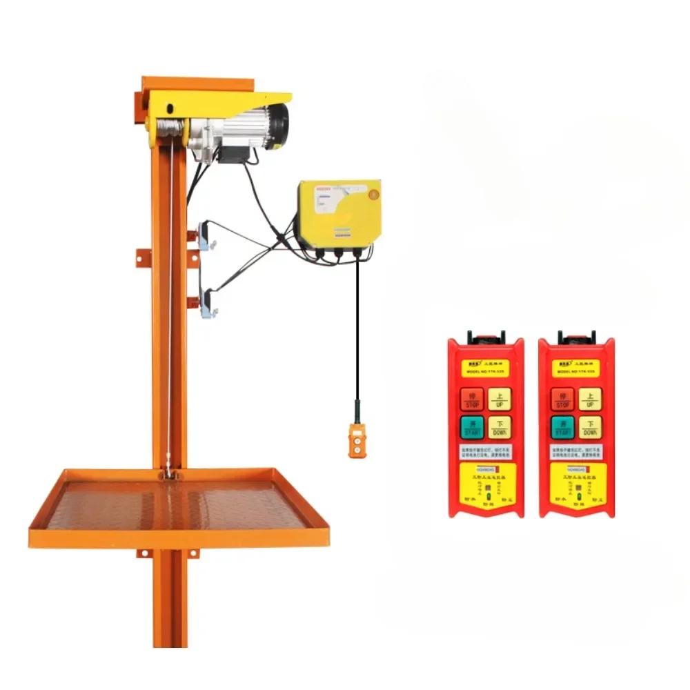 

Full-automatic food delivery elevator Hotel elevator kitchen simple small household food delivery ladder