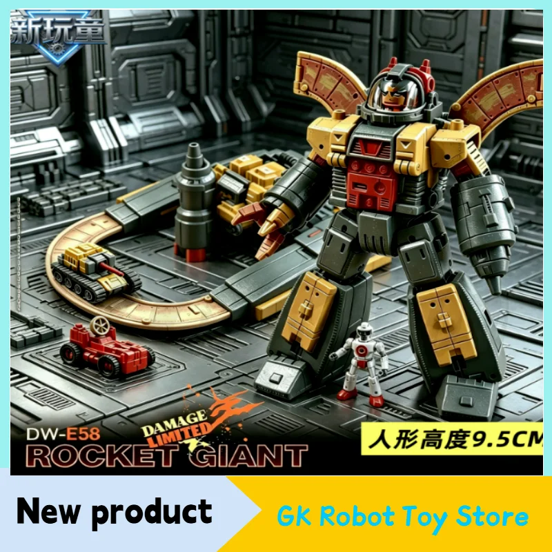 

[IN STOCK SOON]DW-E58 Xiaoli King Kong Battle Color Guard Mecha Extremely Small Scale Deformation Toy Collection Gift