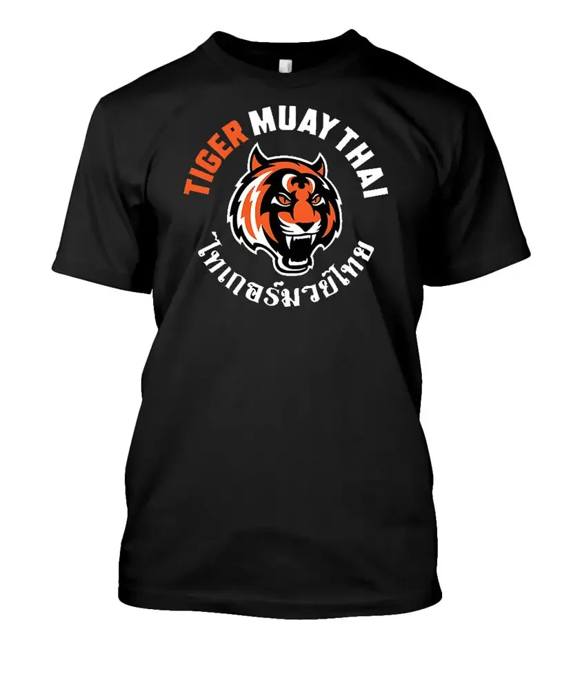 

Футболка Tiger Muaythai Gym Muay Thai, с боевым символом, женская футболка высокого качества, 100% хлопок, с коротким рукавом