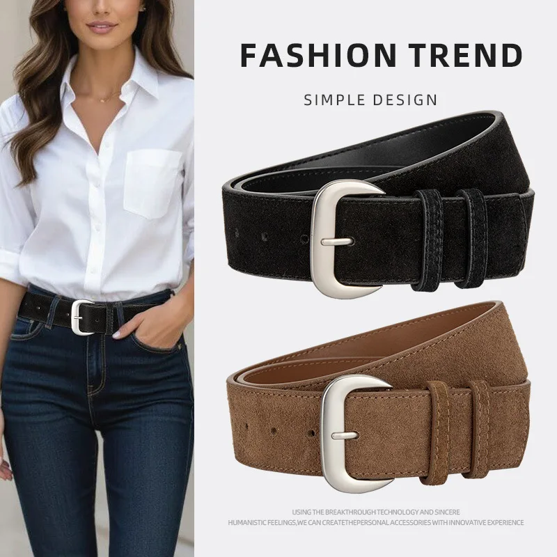 

Женский винтажный корсет из искусственной замши из натуральной кожи, женское пальто с поясом, платье с поясом, широкий пояс J1646