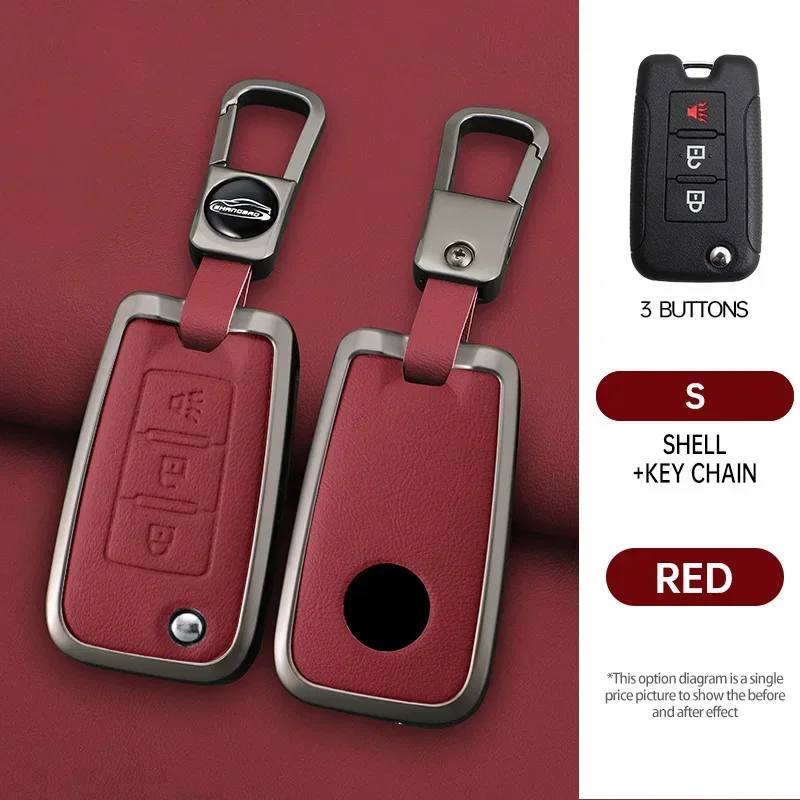 

Car Key Cover Remote Fobs Cases Protector Keychain Holder Auto Accessories For DFSK Dongfeng Fengguang 580 DFM Glory 560 500