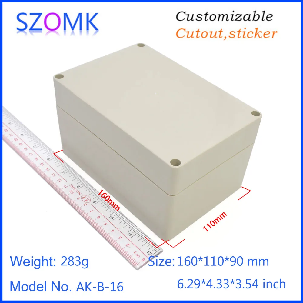 SZOMK AK-B-16 160*110*90 mm Hot Selling ABS Waterproof Electrical Junction Box IP65 Splashproof