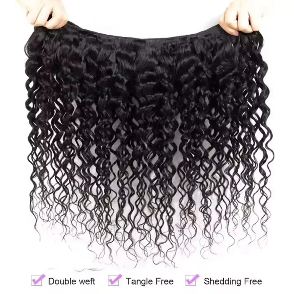 MAGICSTONE Human Hair Bundles 10A บราซิลดิบผมรวมกลุ่ม 10 30 นิ้ว Deep Curly Human Hair Bundles Extensions