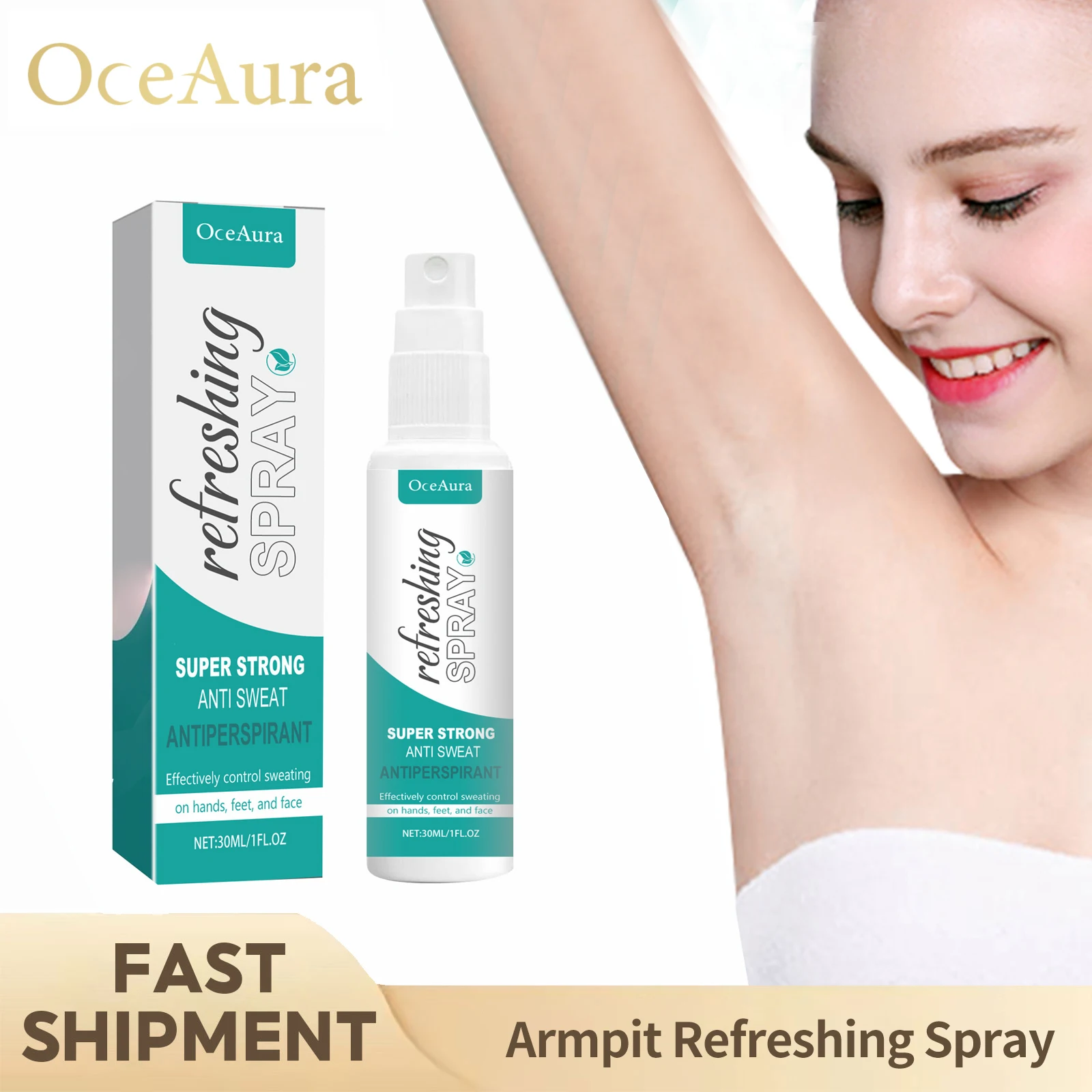 رذاذ إزالة الرائحة تحت الإبط مضاد للتعرق يقلل من رائحة العرق والإبط منعش ورائحة الجسم الدائمة ومزيل العرق للنساء والرجال #1