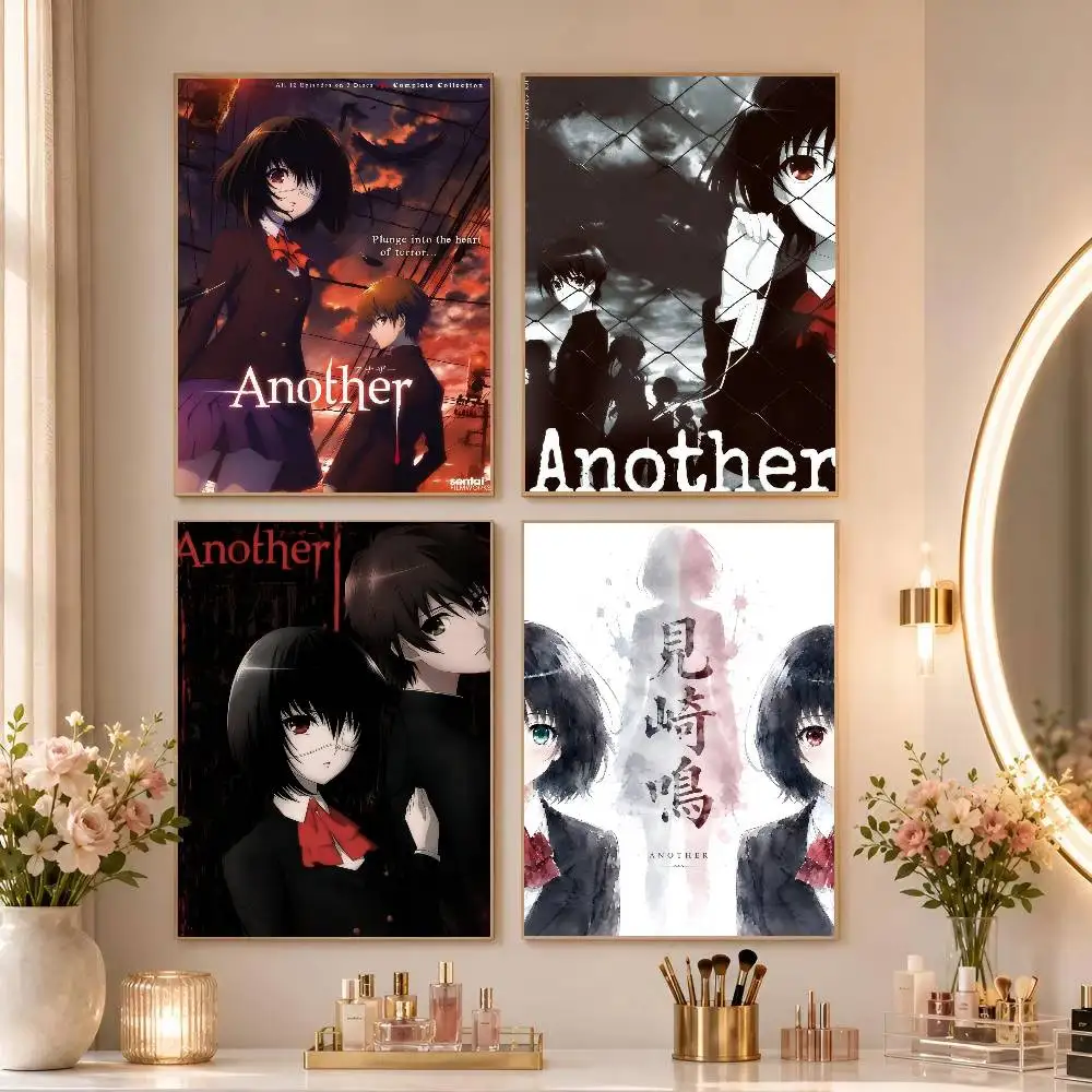 Mei Misaki Another Horror Anime HD   Classic Movie Posters HD Quality Poster Wall Art Painting Study Nordic Home Decor