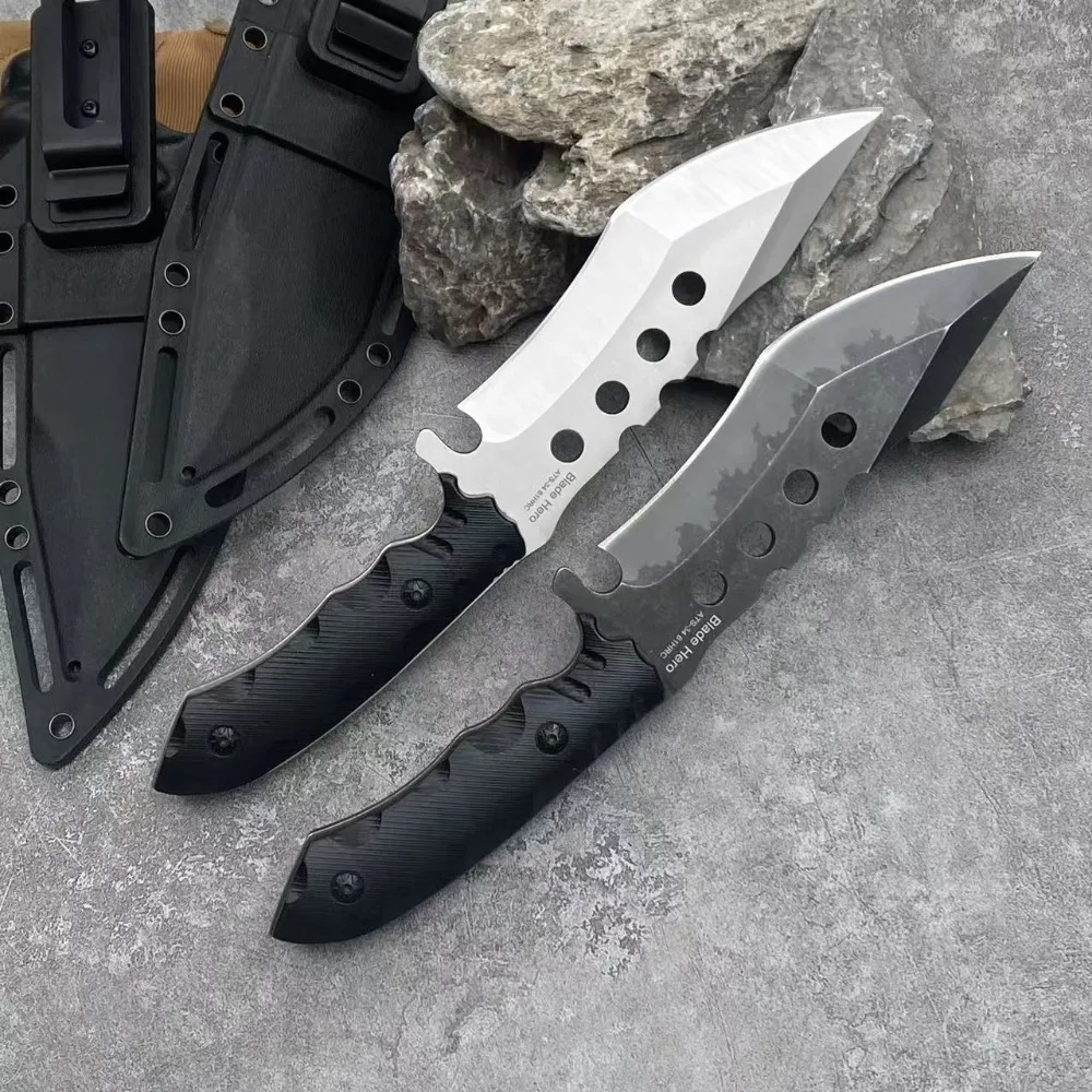 

Высококачественный охотничий нож ATS-34, тактический нож с лезвием, инструмент для кемпинга в дикой природе, инструмент для самообороны, ежедневный нож для выживания EDC