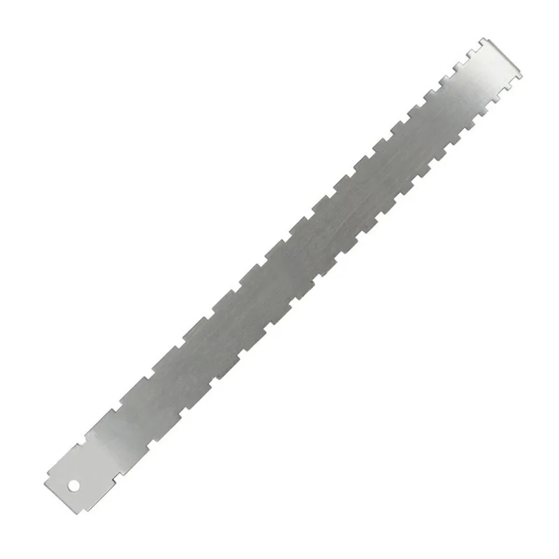 

1Pcs Stainless Steel Guitar Fretboard Neck Notched Straight Edge Luthiers Tool Measurement Fretboard and Frets