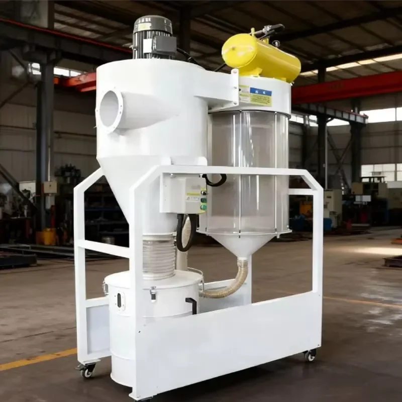 Auto Cleaning Three Phase 5.5kW HEPA Filter Pulse Jet Dust Collector Cyclone Separator Industrial Vacuum Cleaner for Wood