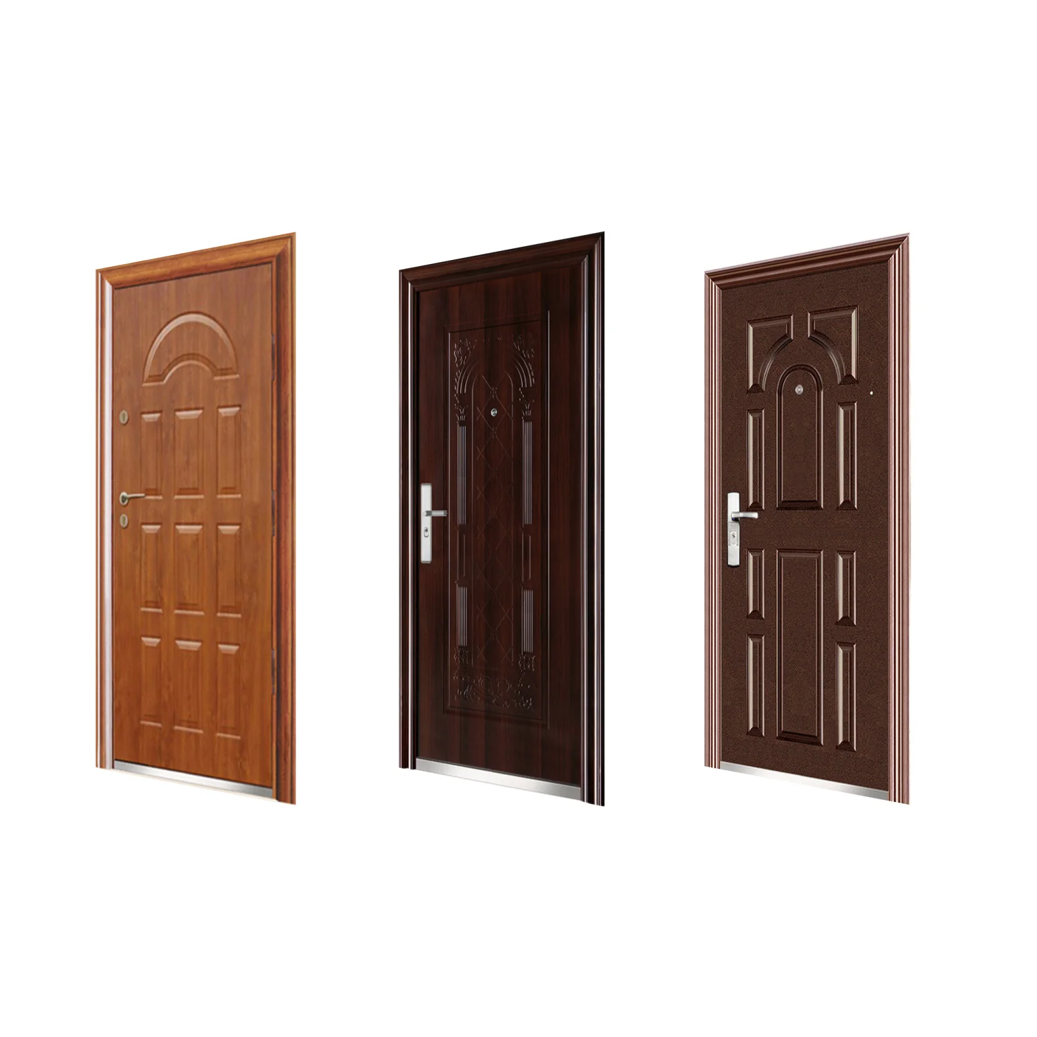 

Steel Security Door Main Entry Entrance Front Doors Design for Residentialy Exterior Others Door for Houses