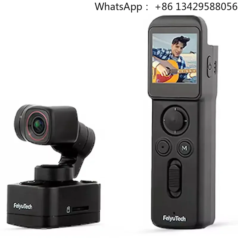 Photography FeiyuTech Feiyu Pocket 3 Footage Magnetic Attach AI Tracking Follow 3-Axis Detachable Camera Gimbal
