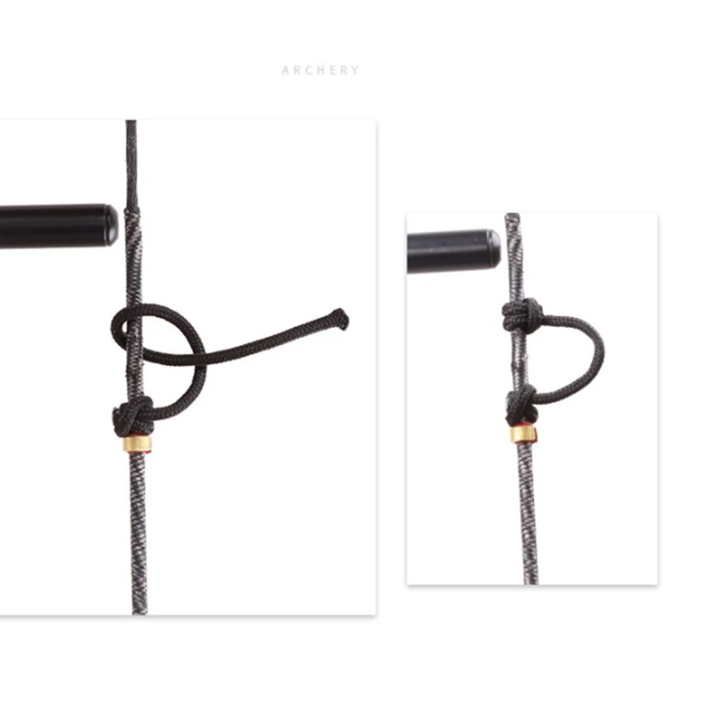 

Мягкая D-образная веревка с петлей, 3-метровая тетива, тетива, составной шнур для устранения износа, повышение точности, шнур спуска кольца насадки, новинка