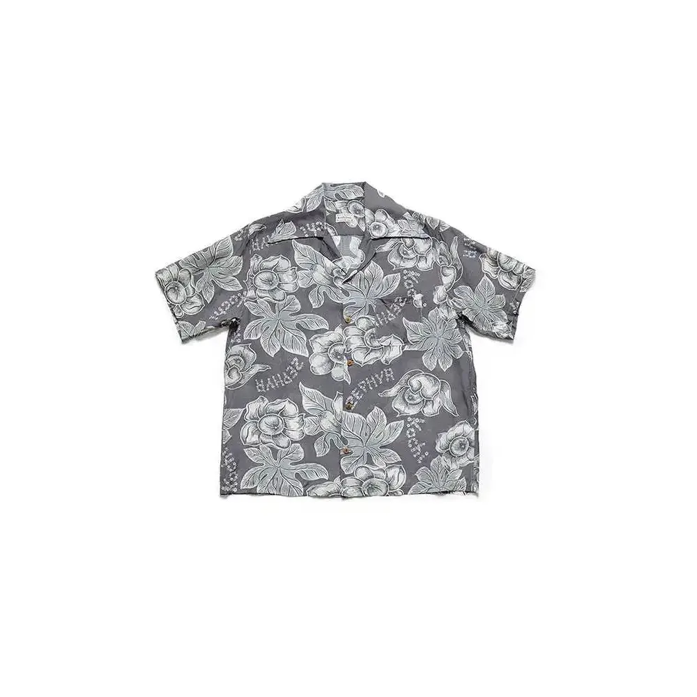 

KAPITAL Hirata Japanese Retro Loose-Fitting Short-Sleeve Shirt Casual Full Print of Letters and Flowers Shirts