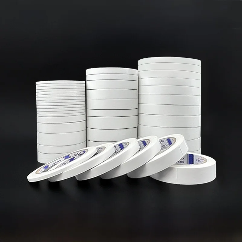 Transparent Double-Sided Tape High Adhesive Strong Fixation Thin Handmade Decoration Industrial Use Clear Melt Glue
