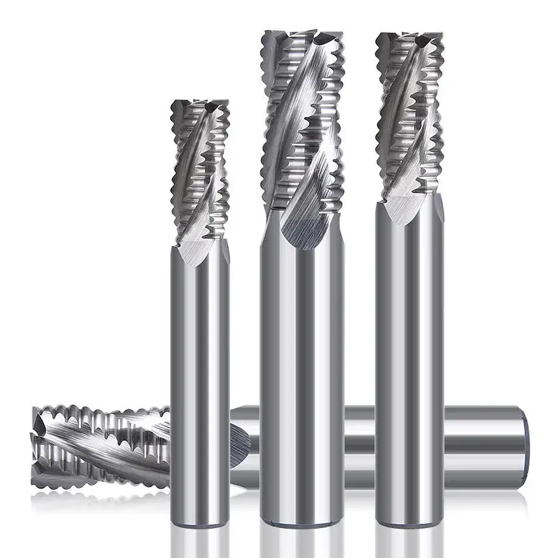 HSS-Schruppfräser, vollständig geschliffen, superharter, gezahnter Fräser, Hochgeschwindigkeitsstahl-Fräser für die grobe Bearbeitung von Stahl oder Aluminium – Detail 6