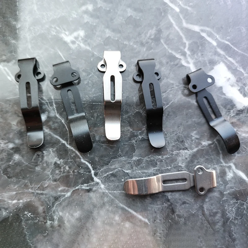 CNC 2 Colors Knife Titanium Pocket Clip Clamp for Benchmade 551 Griptillian 940 535 Bugout 565 Emerson CQC ZT0640 0920 ProTech