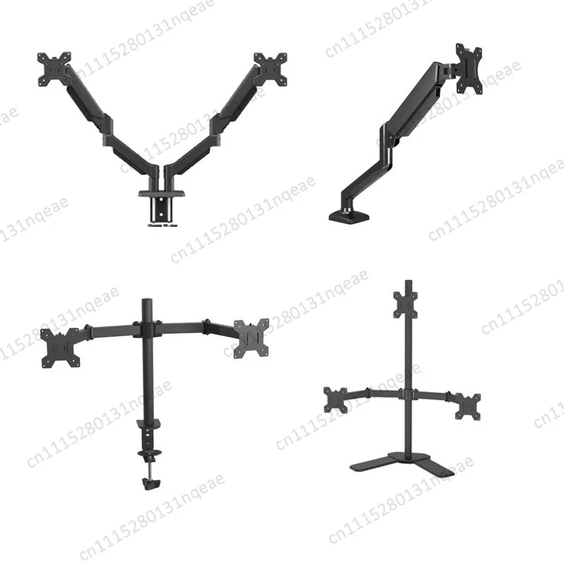 360 Rotatable TV Monitor Stand, Height Adjustable Desktop, Computer Monitor Stand