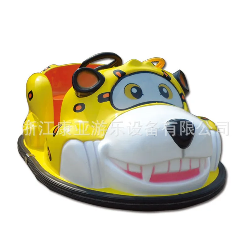 بلازا سوبر ماركت معدات الملعب FRP مزدوجة الوالدين والطفل الأطفال الجنة الكرتون ألعاب حيوانات سيارة ممتصة للصدمات #3