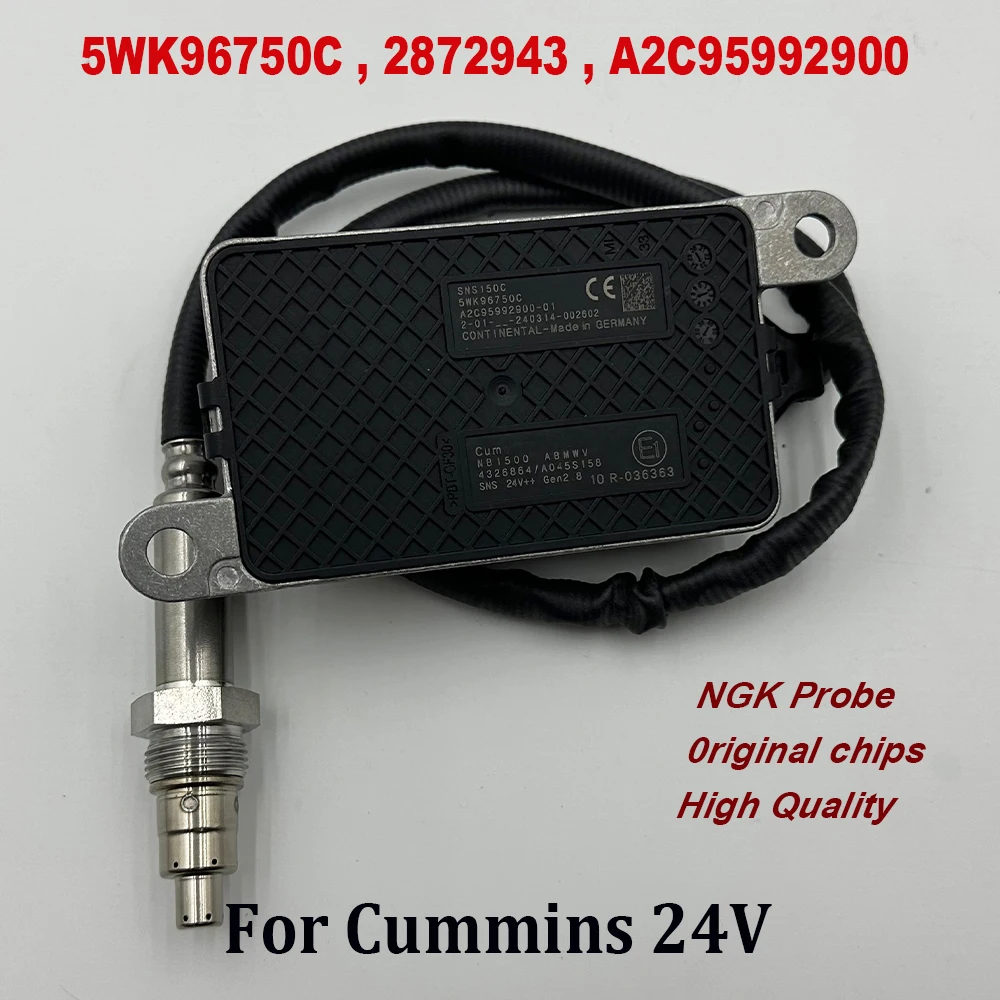 

5WK96750C 4326864 A2C95992900 High Quality Chips For NGK Probe Nitrogen Oxygen Nox Sensor 2872943 1710806 for C-ummins 24V Truck