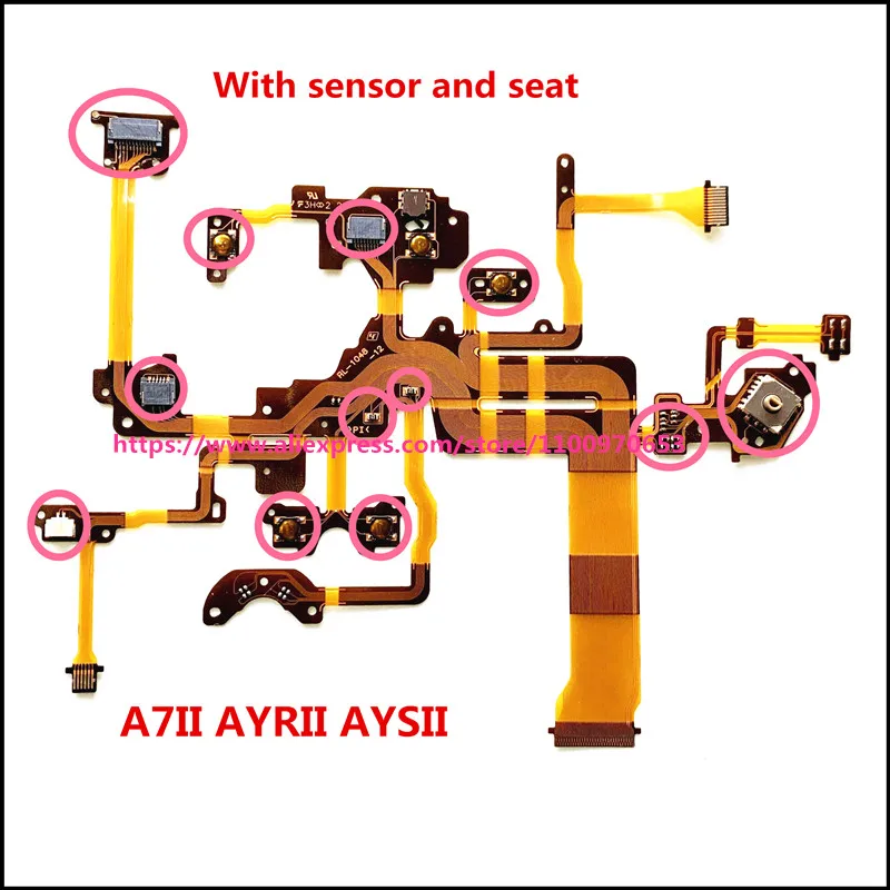 NEW Top Cover Mode dial turntable Flex Cable For SONY A7R II ILCE-7RM2 / A7S II ILCE-7SM A7 II ILCE-7M2 Camera A7M2 A7R2 A7S2