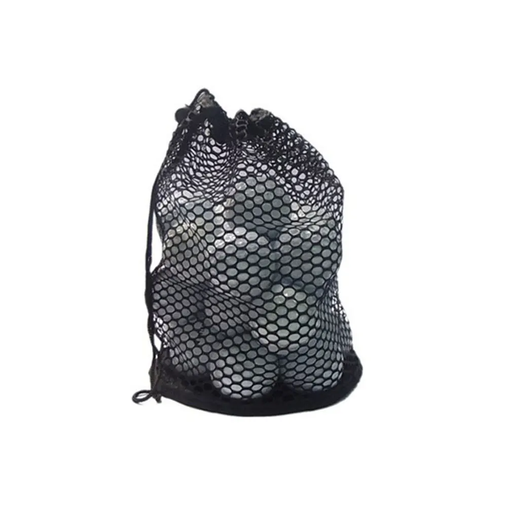 

Golf Bag Ball Storage Mesh Accessories Bags Breathable Accessory Bucket Black Net