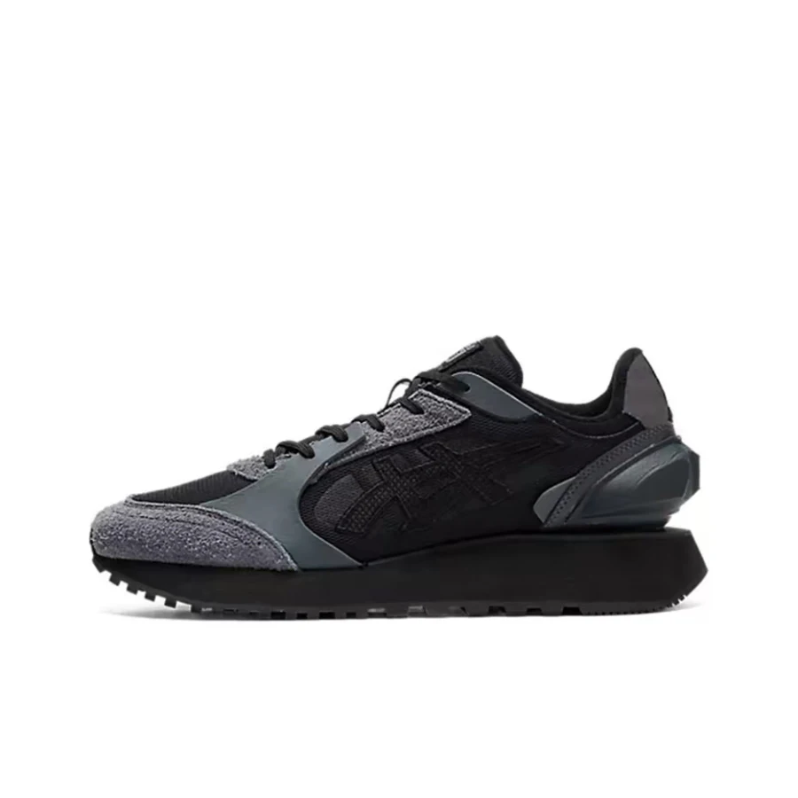 Onitsuka Tiger Moage Co Unisex Black/Gray Low-Top Runners  Breathable Soft Non-Slip Casual Everyday Style 1183B555-001
