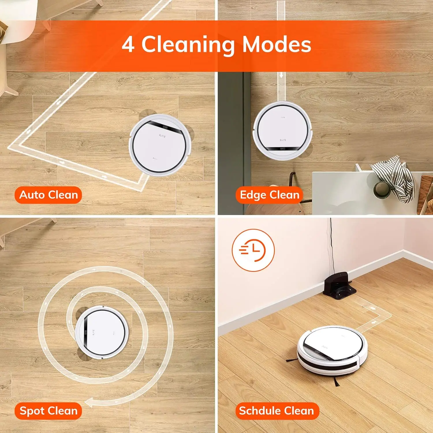 V3s Pro Robot Vacuum Cleaner, Tangle-free Suction , Slim, Automatic Self-Charging Robotic Vacuum Cleaner, Pearl White