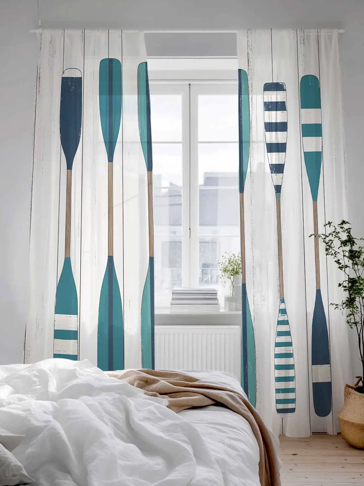 

Винтажные тюлевые прозрачные шторы с деревянным веслом для гостиной, спальни, кухни, украшения, вуаль, шторы из органзы