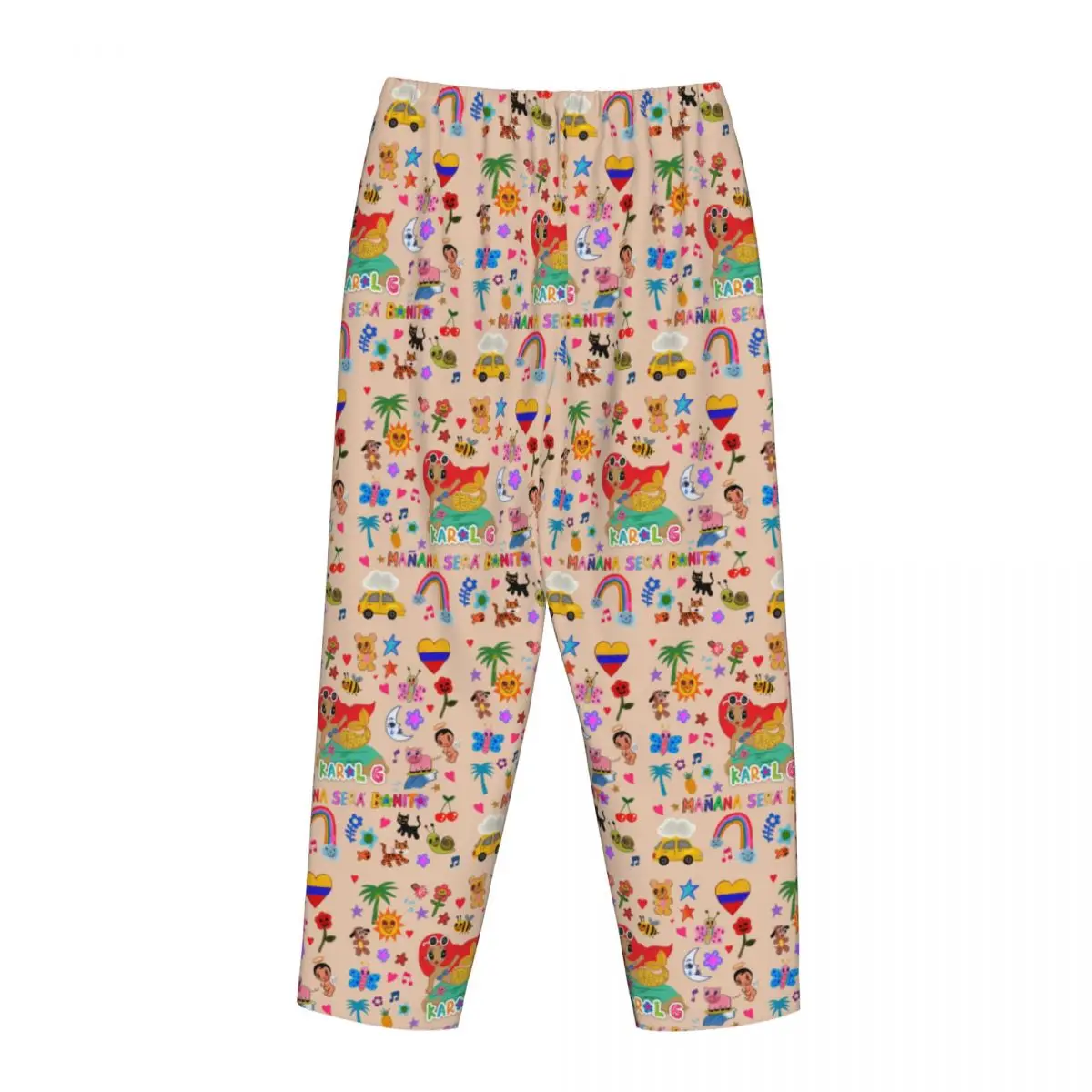 Pantaloni del pigiama personalizzati Karol G per le donne Reggae Ainger Lounge Sleep coulisse Sleepwear Bottoms con tasche