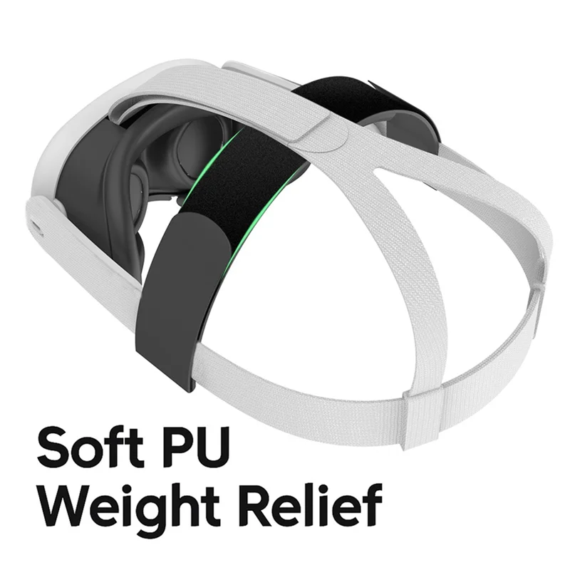 B49C For Vision Pro/PSVR2/Meta Compatible Soft Weight Relief VR Head Strap Cushion- Decompression Headband Pressure Reli