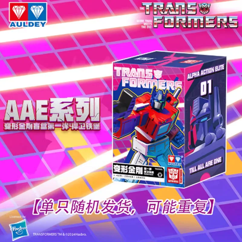 AULDEY Original Transformers AAE Series First & Second Bullet Blind Box Anime Action Figures Giocattoli per ragazzi Regalo di Natale
