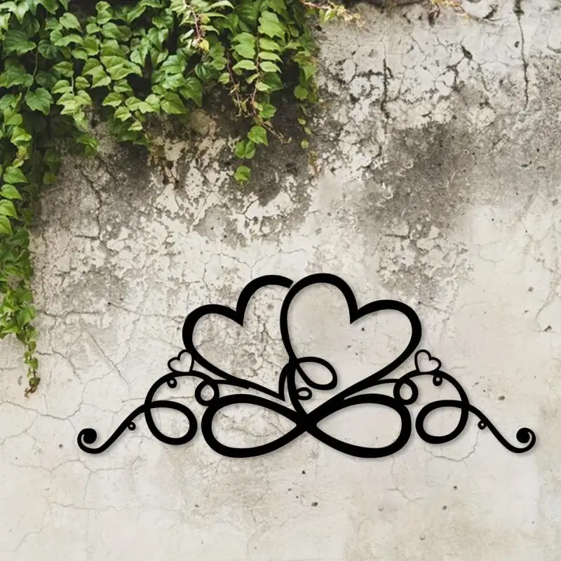 

Double Love Butterfly Festival Iron Indoor Outdoor Hanging Crafts, Indoor Decoration, Great For Living Room Bedroom, Hallway