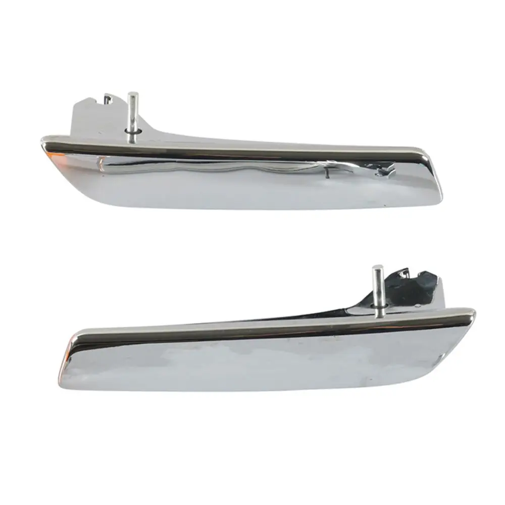 Car Interior Left/Right Inner Door Handle Replacement For Chevy GMC Chrome 2007-2014 15935956 15939085