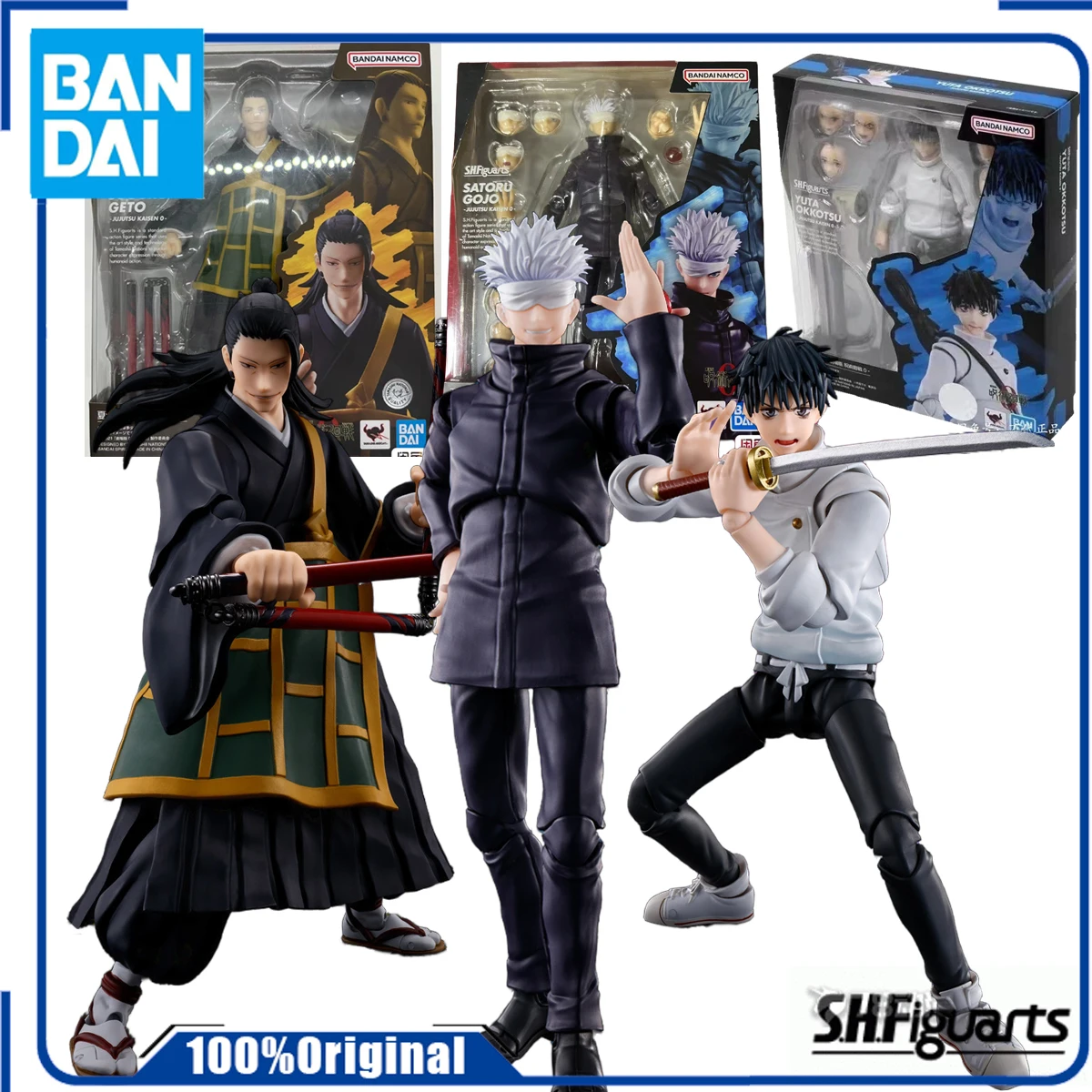 .Bandai Genuine Original  SHF JUJUTSU RETURN SERIES  Action Figure Toys For Boys Girls Kids Christmas Gift Collectible Model