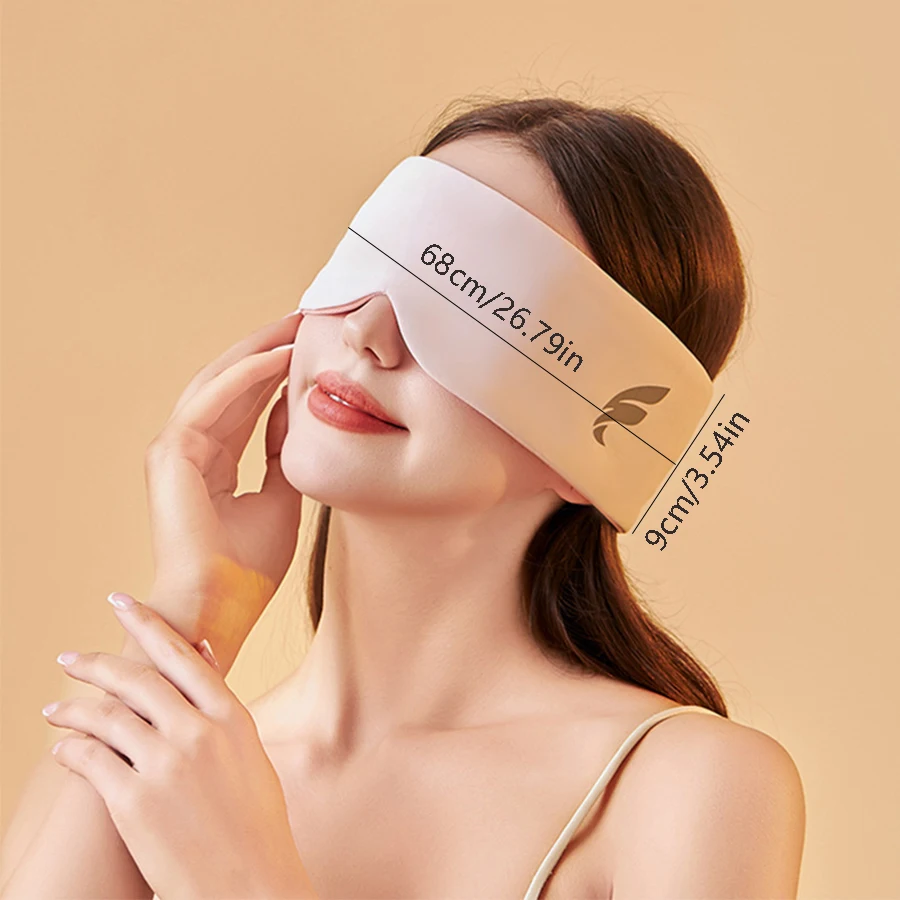 1pc Sleep eye mask, shade warm and cool dual sense space capsule eye mask maschera per l\'orecchio insonorizzata Sleep regolabile travel nap