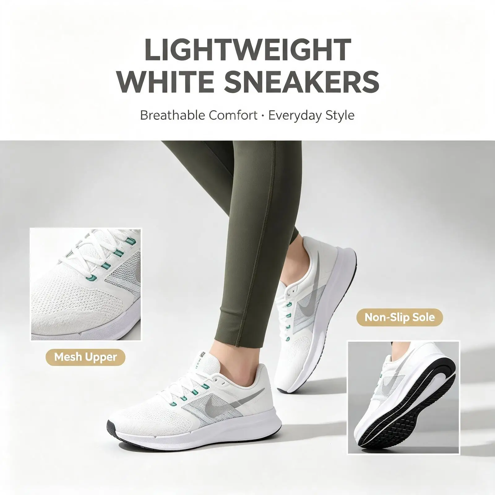 Nike Limited Edition  Women's Sports Run Swift 3 Fitness Training Cushioning Wear-Resistant Breathable Running Shoes Dr2698-112