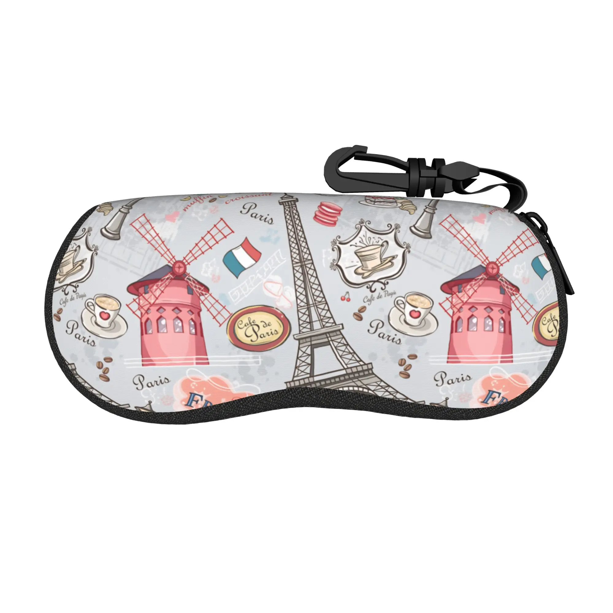 Funda para gafas de sol con estampado de moda, funda para gafas de sol con estampado de moda, funda para gafas de viaje, accesorio para gafas unisex