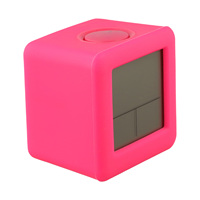 LCD Digital Alarm Clock Indoor Temperature And Humidity Portable Desk Clock Bedroom Decoration Electronic Table Lcd Decor Clocks