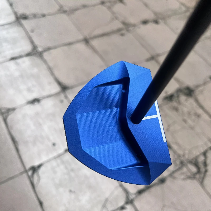 Custom logo, factory direct assembly, toughness forging, drilling and milling mallet golf putter set,  right-hand use