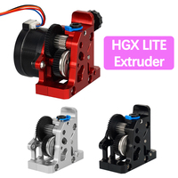 HGX LITE Extruder For CR10 CR-10S Ender3 V2 VORON Dual Gear Extruder Hard Steel Reduction Gear High Speed Motor 3D Printer Part