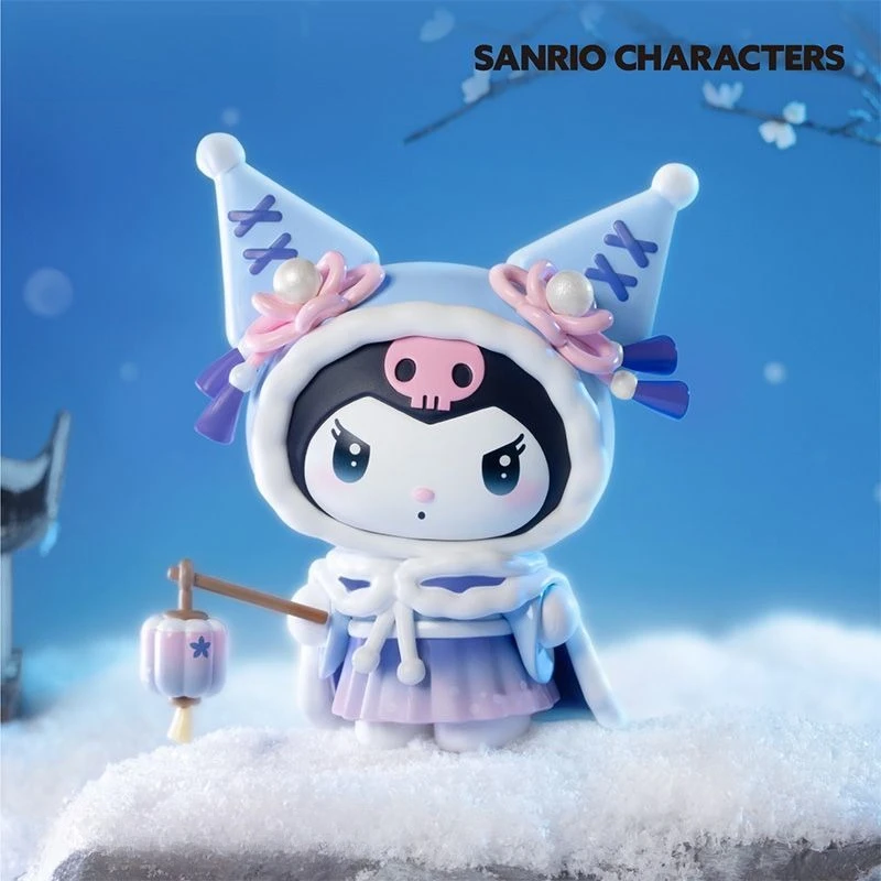 

Hello Kitty Kuromi Sanrio Family Seasonal Outfits Blind Box Toy Figure Birthday Collection Exquisite small gifts