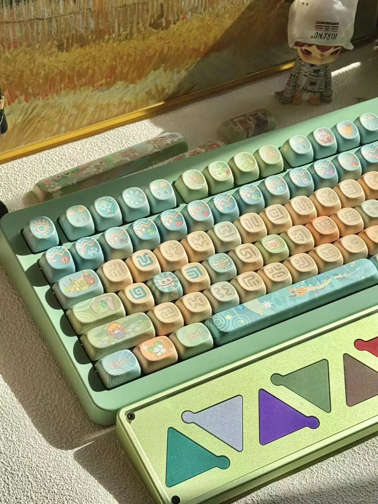 Imagem -04 - The Legend of Zelda Tears of The Kingdom Keycap Pbt Dye Sublimation Caps de Perfil Moa para Teclado Mecânico mx Switch 142 Teclas