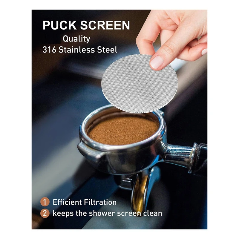 54Mm Coffee Dosing Funnel, Hands-Free Aluminum Dosing Ring & Espresso Accessories For 54Mm Breville Barista Portafilters