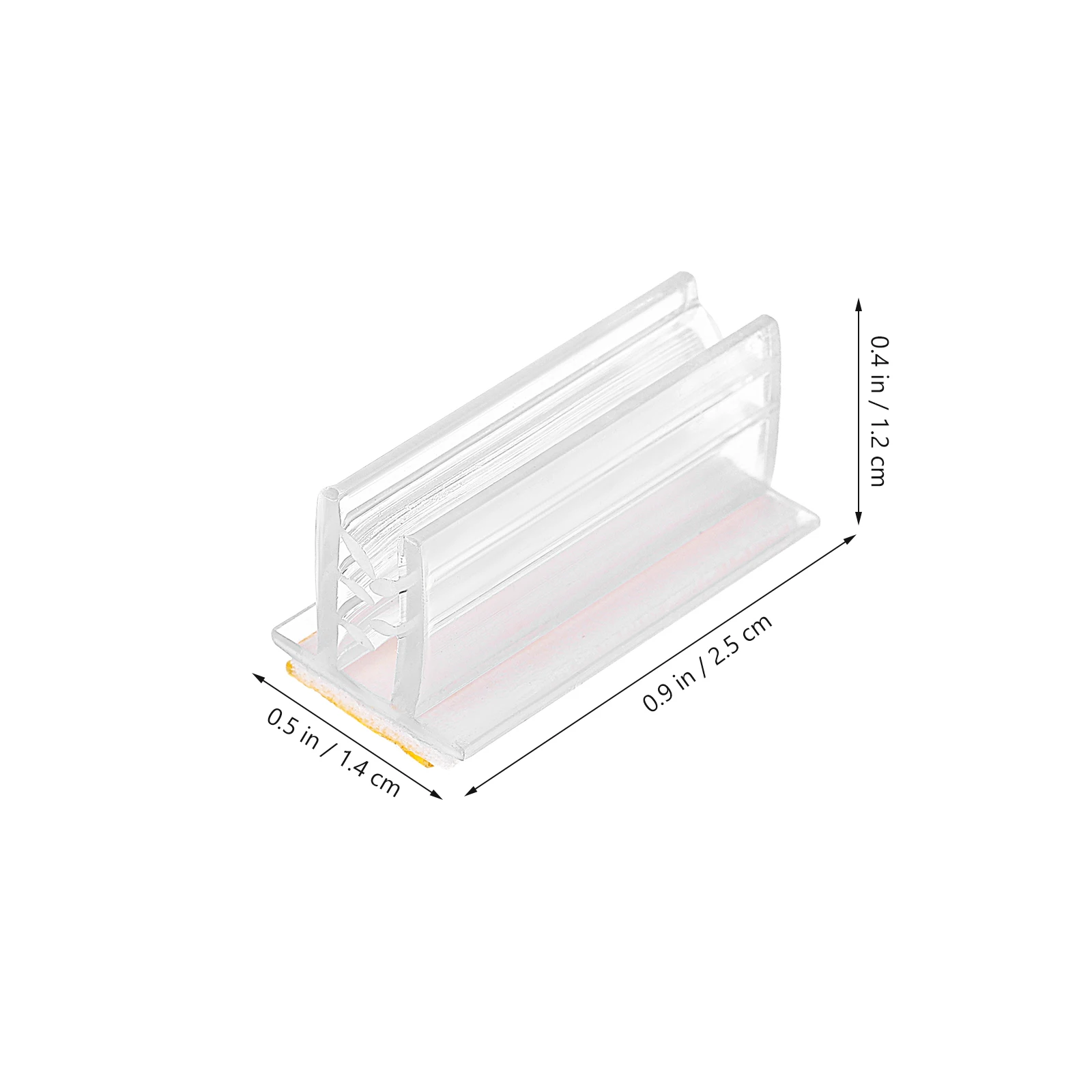 ที่ใส่ป้ายอะคริลิค 50 ชิ้น แบบหนา สำหรับติดป้ายแสดงสินค้า ติดตั้งง่าย ใช้สำหรับป้ายชื่อ ป้ายราคา